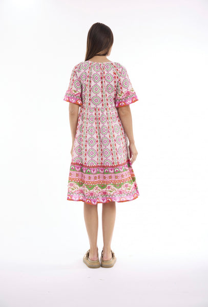 Escape Maalti Pink Layered Dress 40368