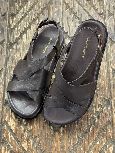 Diana Ferrari Vebbie Chocolate Sandal