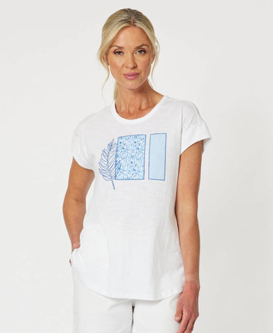 Gordon Smith Appliqué White Tee