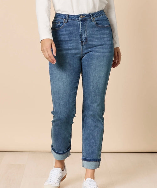 Threadz Retro Cuff Denim Jean 48519