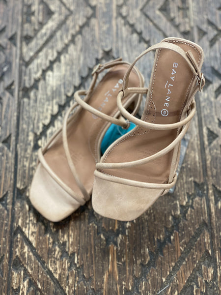 Bay Lane Krystal Latte Heel