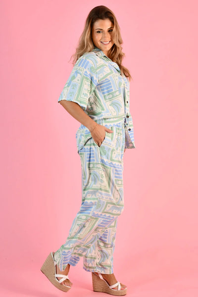 Go Girl Yacht Long Pants Toucan Tango Blue VGLP006