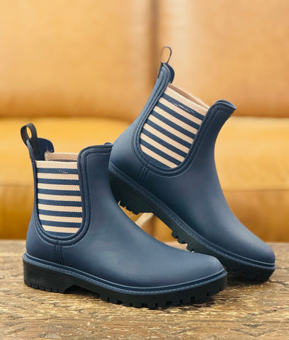 Diana Ferrari Laurina2 Navy Stripe Gumboot