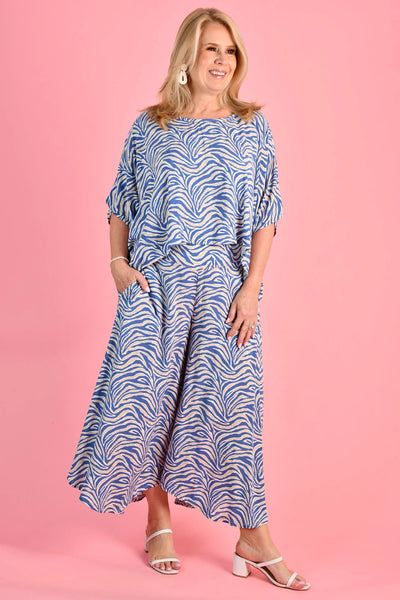 Bodacious Sydney Wide Leg Pant Morning Safari VBLP106