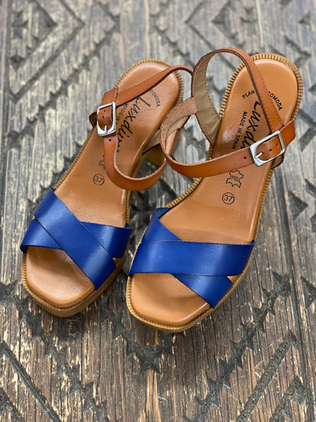 Luxdive Cuojea Navy/Tan Heel