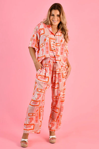 Go Girl Yacht Long Pants Toucan Tango Pink VGLP006