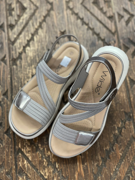 Wilde Sannah Pewter Sandal