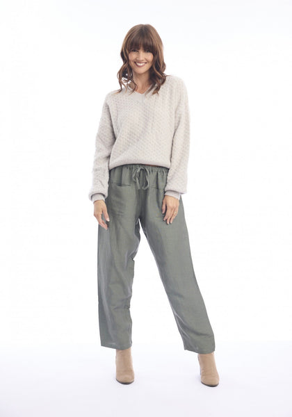 Escape Linen Military Pant 7623