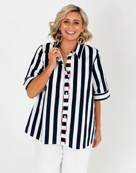Alexander Santorini Francesca Stripe Shirt