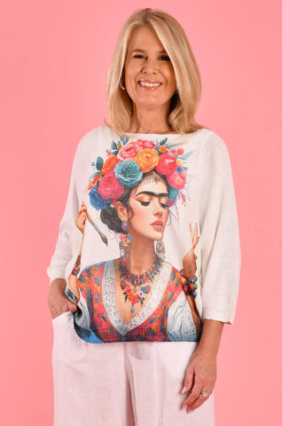 La Sofia Knit Top Artist Frida VLST050