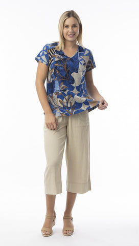 Orientique Wyndham V Neck Contemporary Top 23092