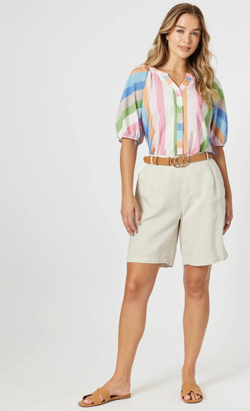 Threadz Lucy Stripe Top 48353