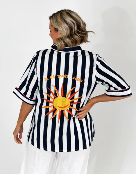 Alexander Santorini Francesca Stripe Shirt