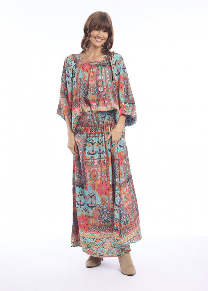Escape Rabari Print Boho Top 92158