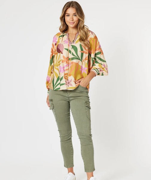 Threadz Promenade Multi Top 46569