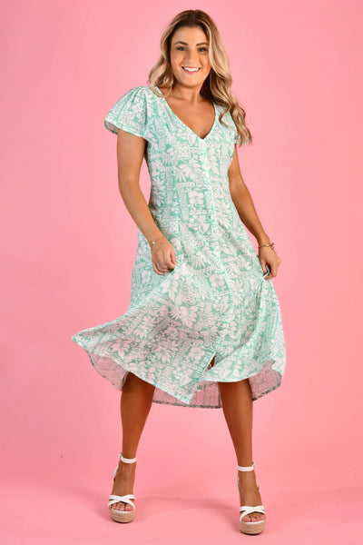 Jar of Hearts Ibiza Aloha Mint Dress VJHD290