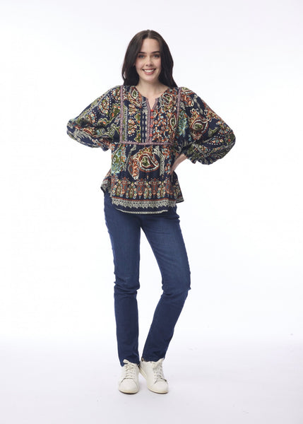 Orientique Kumbalgharh Boho Top 32469