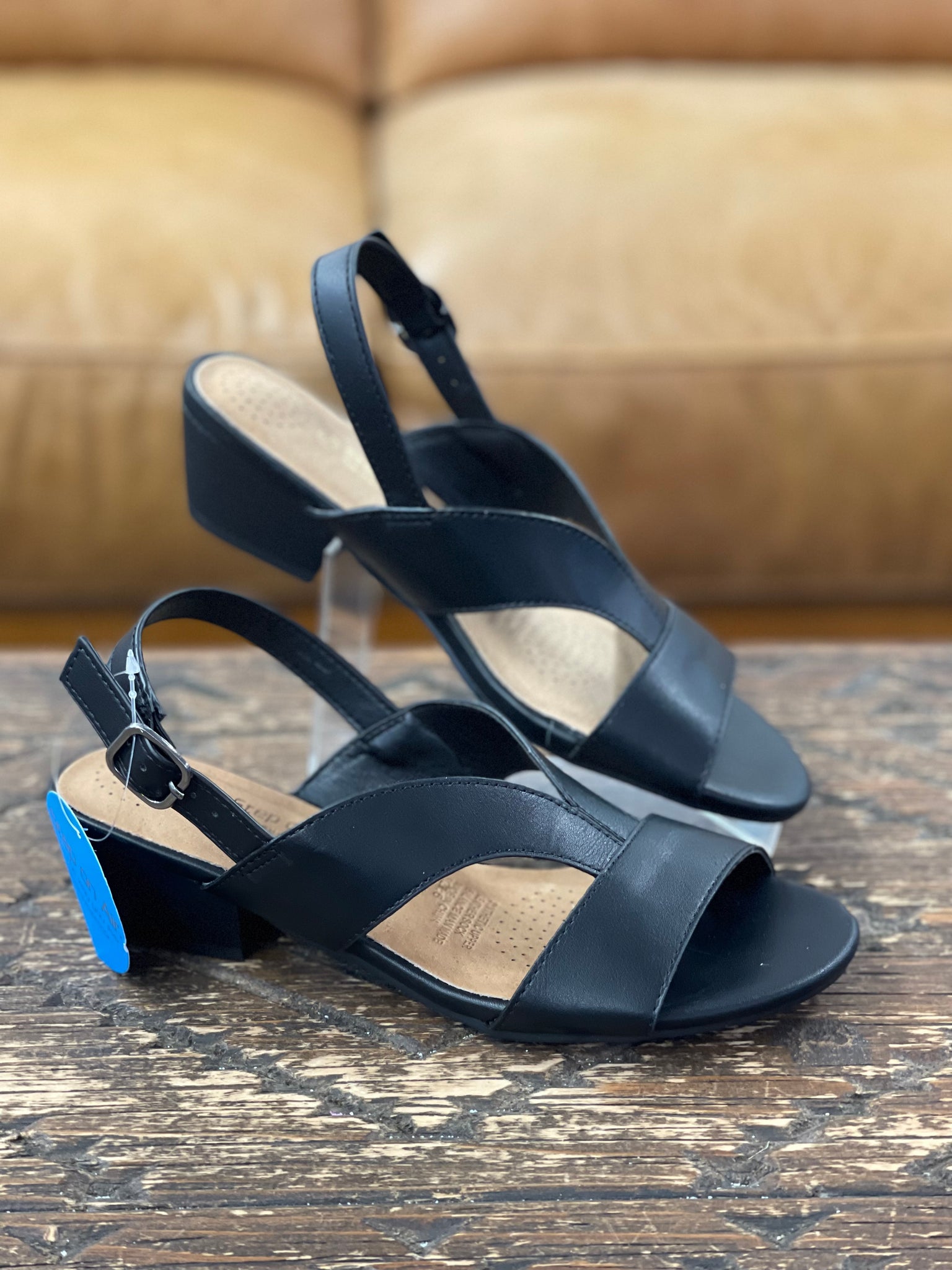 Step On Air Jasmine Black Heel