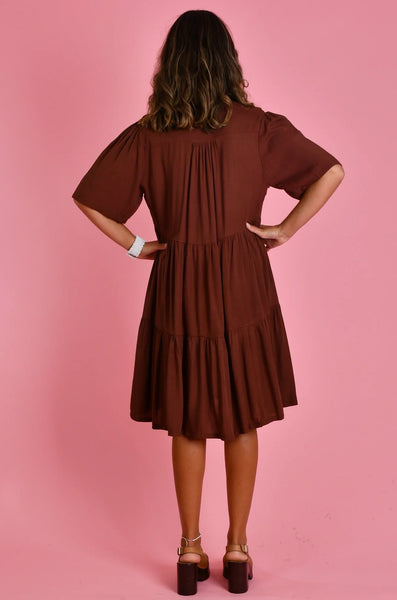 Go Girl Victoria Dress Chocolate VGLD170