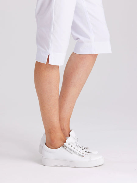 Black Pepper Liberty Long Short White BA4401