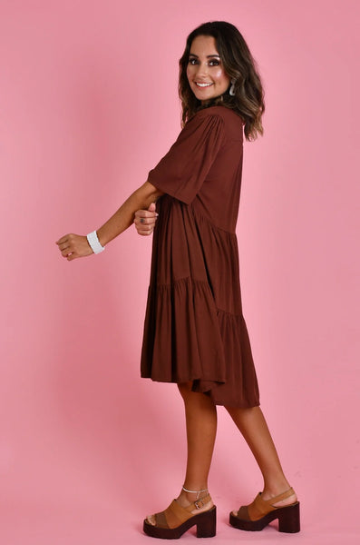 Go Girl Victoria Dress Chocolate VGLD170