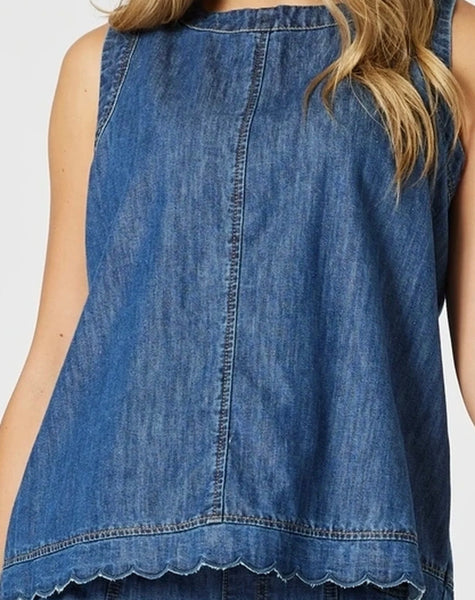 Threadz Charli Denim Top 47674