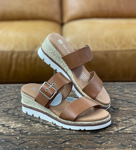 Bay Lane New River Tan Wedge