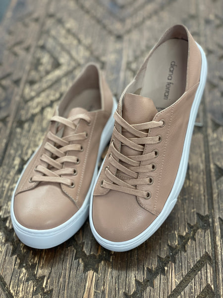 Diana Ferrari Oaks Cappuccino Leather Sneakers