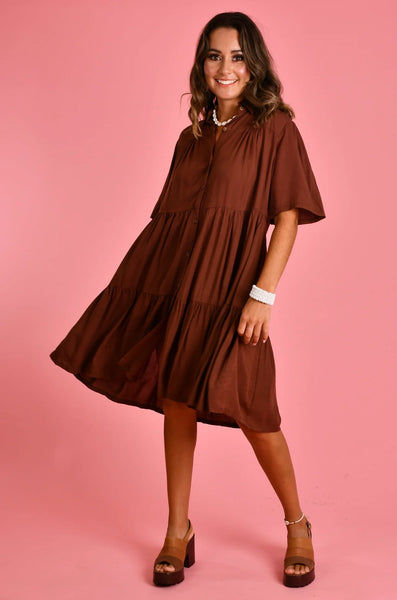 Go Girl Victoria Dress Chocolate VGLD170