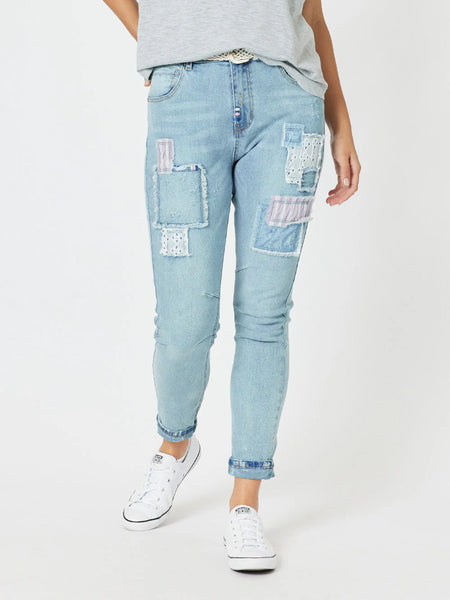 Threadz Taylor Patch Jean 45902