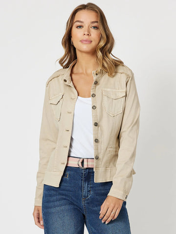 Threadz Military Natural Jacket 38706