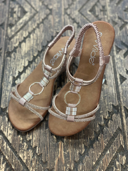 Wilde Selda Rose Gold Wedge