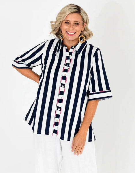 Alexander Santorini Francesca Stripe Shirt