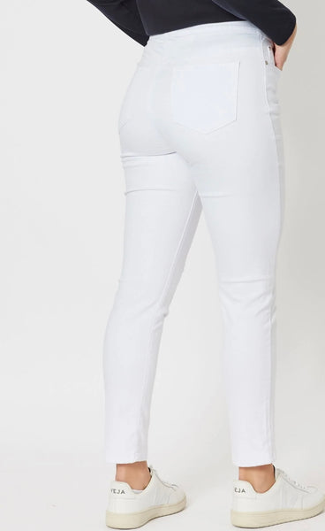 Threadz LA Stretch White Pull On Jean 35371