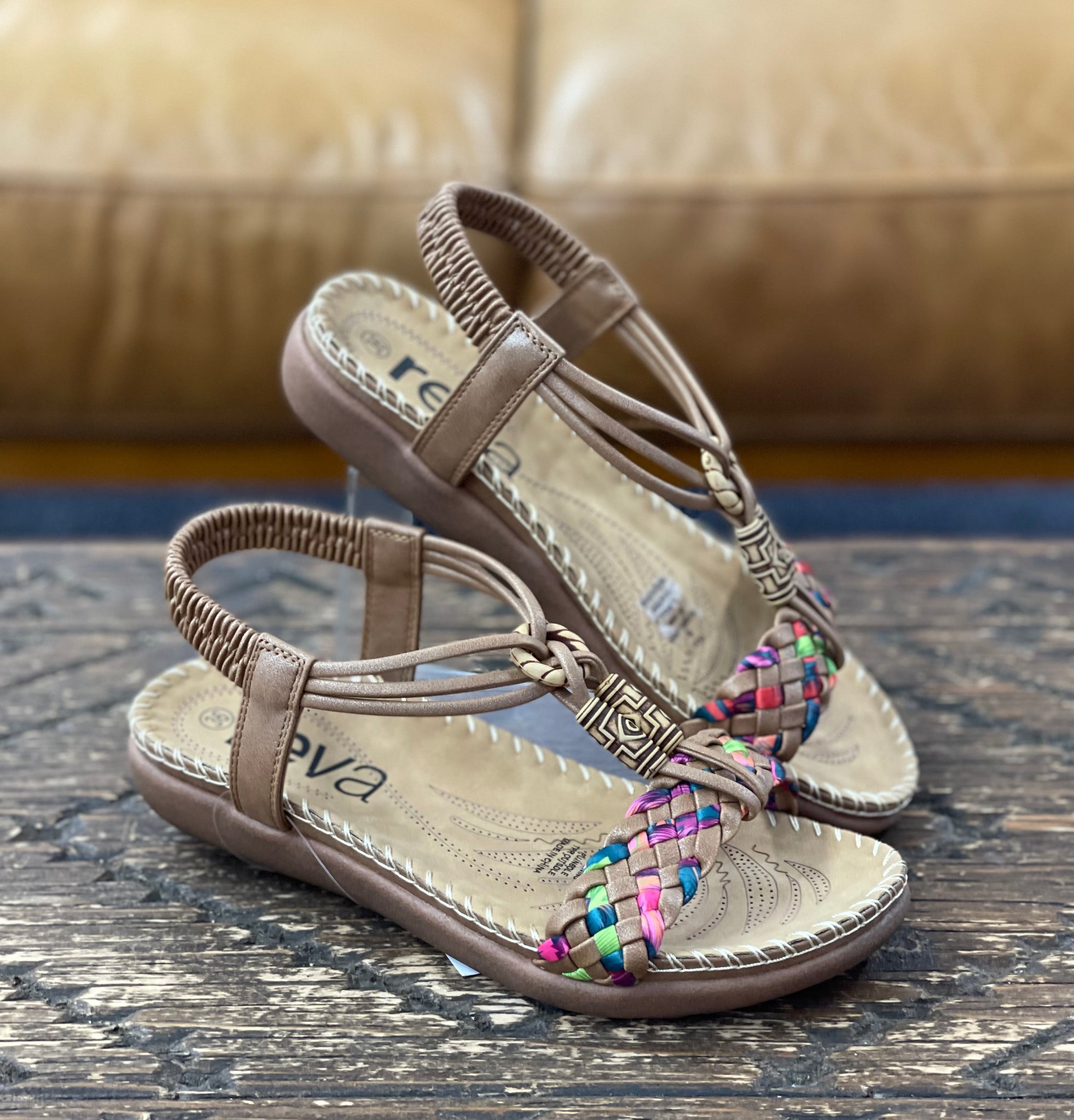 Reva Tyla Taupe Multi Sandal