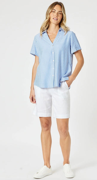 Gordon Smith Lino White Shorts 47453
