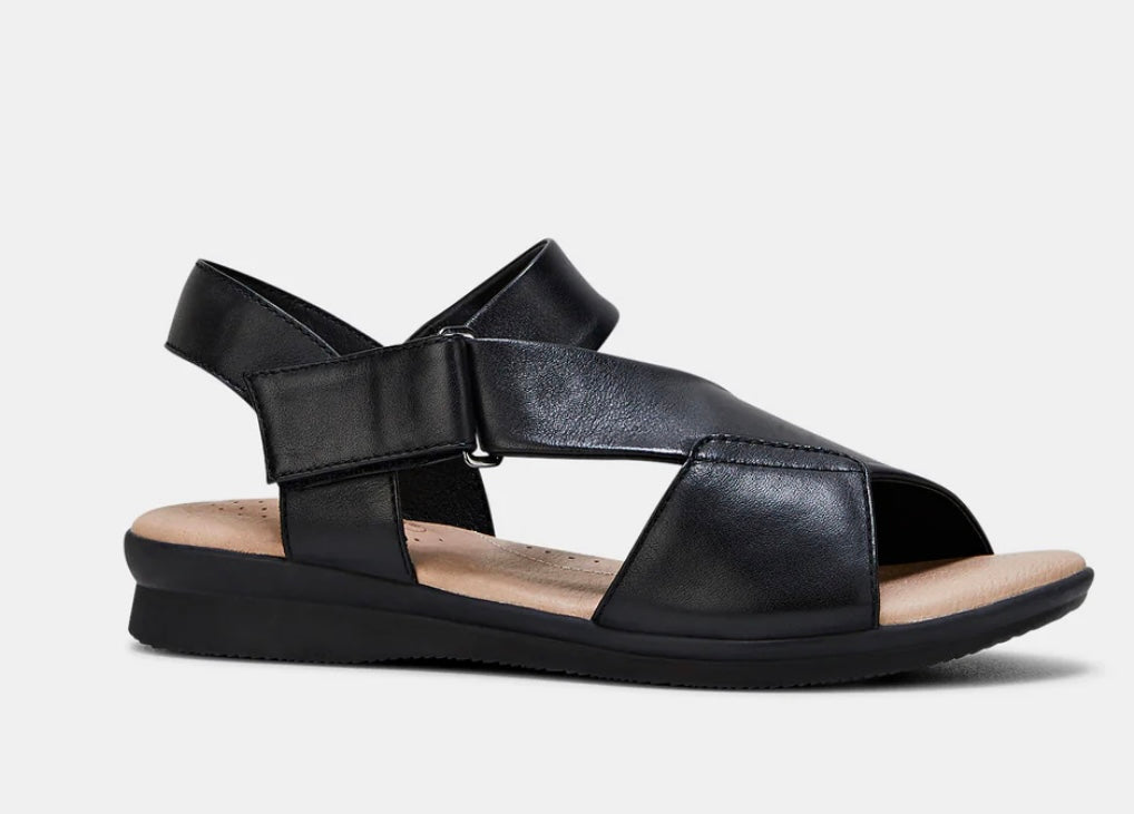 Hush Puppies Nizki Black Sandal