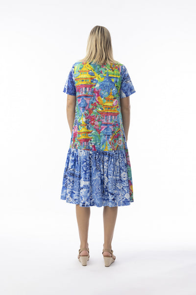 Orientique Okayama Patch Collar Dress 40190