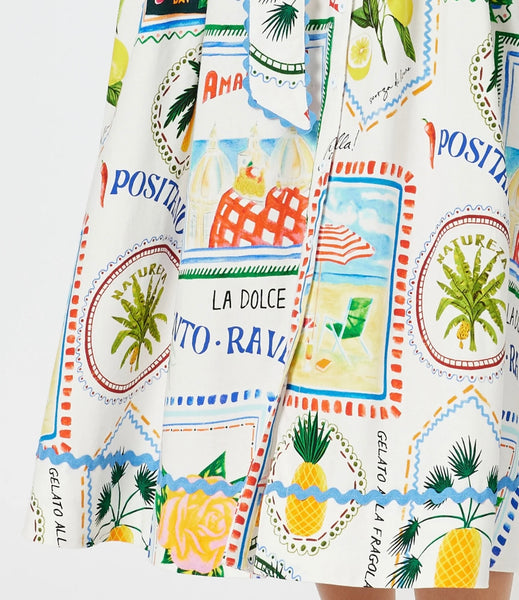 Threadz Amalfi Midi Dress Multi 48320