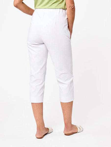 Black Pepper Liberty 3/4 Pant White BA4400