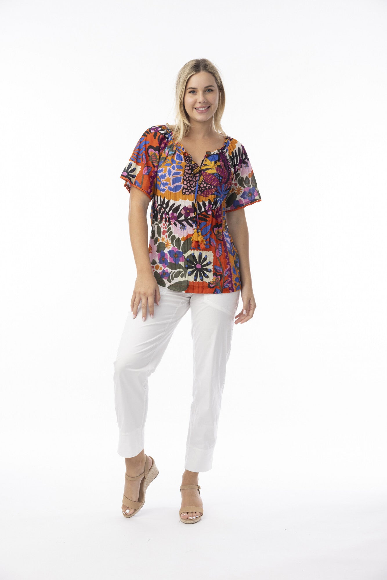 Orientique Salvador Tassel Top 82206