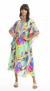 Escape Melinda Green Multi Kaftan 32360