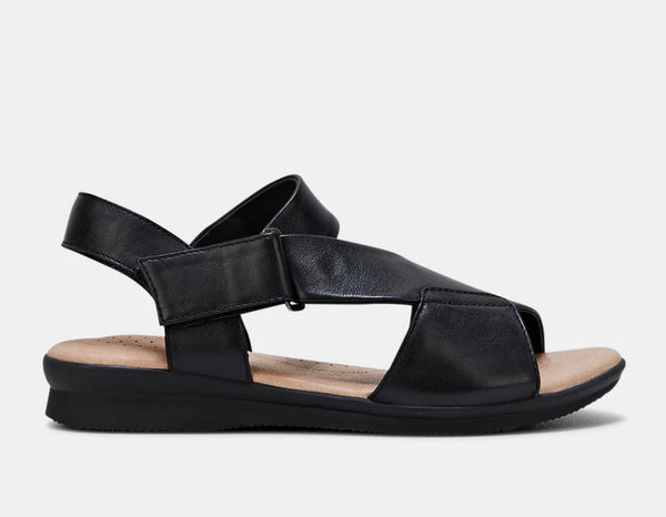 Hush Puppies Nizki Black Sandal