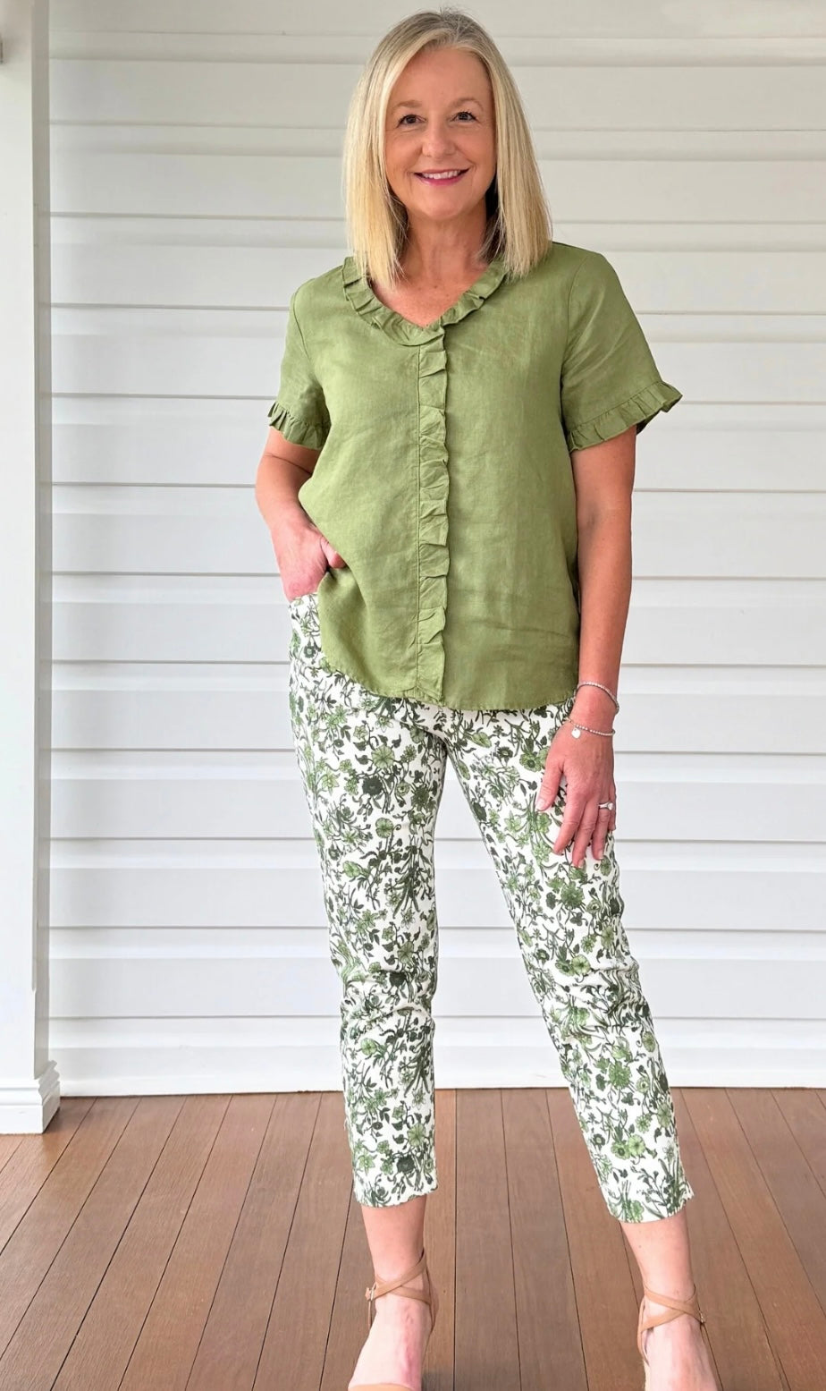 Gordon Smith Alexandria Pant Basil 48119