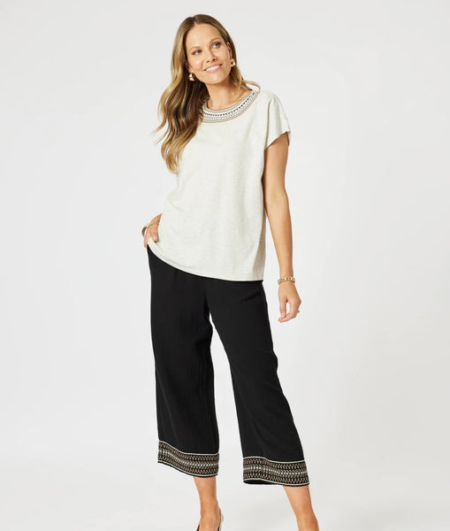 Clarity Cross Stitch Natural Tee 47850
