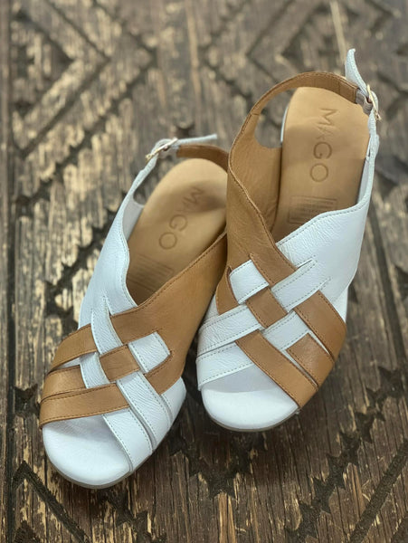 Mago Aura White/Tan Heel