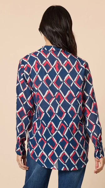 Gordon Smith Capitol Navy/Red Shirt 48853