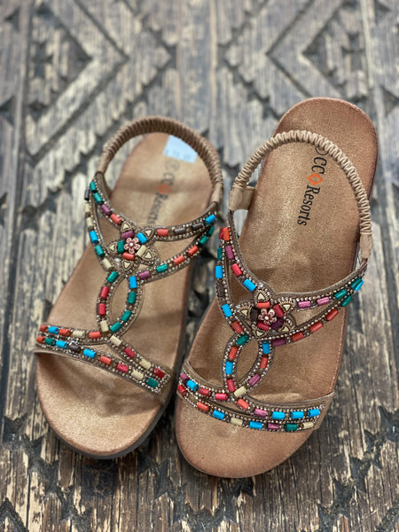 CC Resorts Ussery Tan Sandal