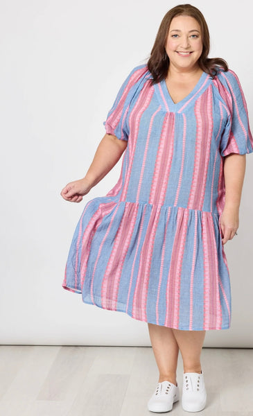 Threadz Bloom Stripe Dress 48389