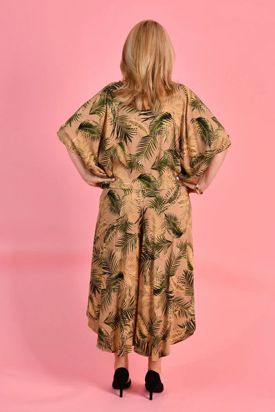 Bodacious Sydney Wide Leg Pant Golden Fern VBLP106